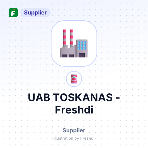 UAB TOSKANAS – summary card, no photo uploaded yet
