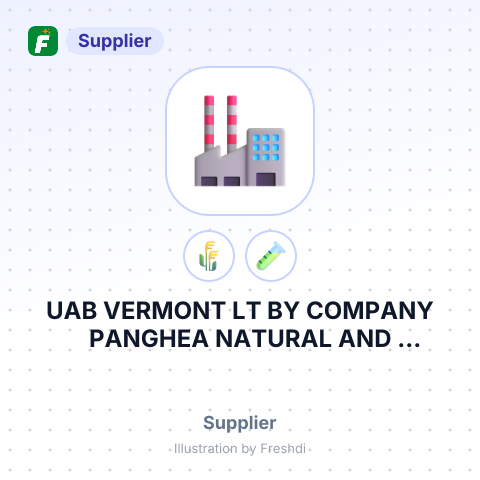UAB VERMONT LT BY COMPANY PANGHEA NATURAL AND CHEMICAL INNOVATION S.P.A – summary card, no photo uploaded yet