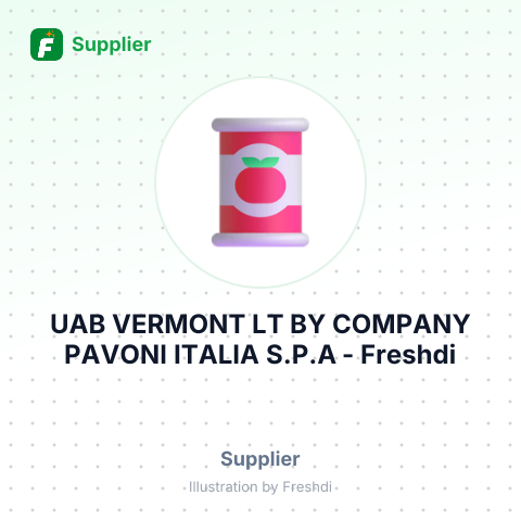 UAB VERMONT LT BY COMPANY PAVONI ITALIA S.P.A – summary card, no photo uploaded yet