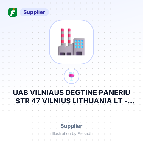 UAB VILNIAUS DEGTINE PANERIU STR 47 VILNIUS LITHUANIA LT – summary card, no photo uploaded yet