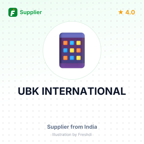UBK INTERNATIONAL – summary card, no photo uploaded yet