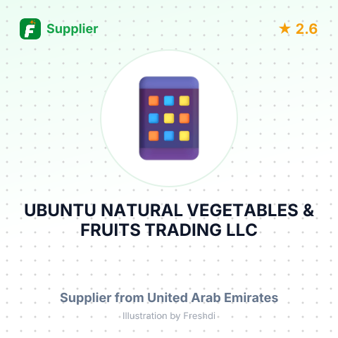 UBUNTU NATURAL VEGETABLES & FRUITS TRADING LLC – summary card, no photo uploaded yet