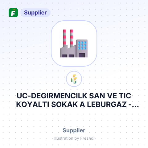UC-DEGIRMENCILK SAN VE TIC KOYALTI SOKAK A LEBURGAZ – summary card, no photo uploaded yet