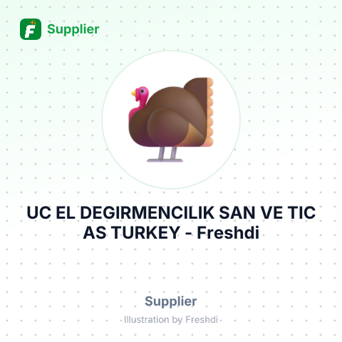 UC EL DEGIRMENCILIK SAN VE TIC AS TURKEY – summary card, no photo uploaded yet