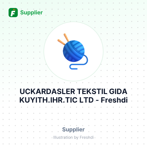UCKARDASLER TEKSTIL GIDA KUYITH.IHR.TIC LTD – summary card, no photo uploaded yet