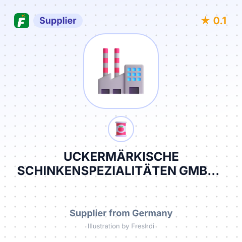 UCKERMÄRKISCHE SCHINKENSPEZIALITÄTEN GMBH – summary card, no photo uploaded yet