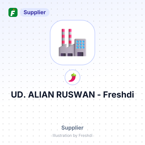 UD. ALIAN RUSWAN – summary card, no photo uploaded yet