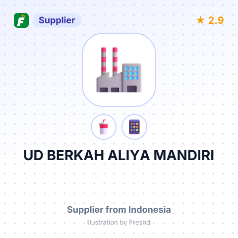 UD BERKAH ALIYA MANDIRI – summary card, no photo uploaded yet