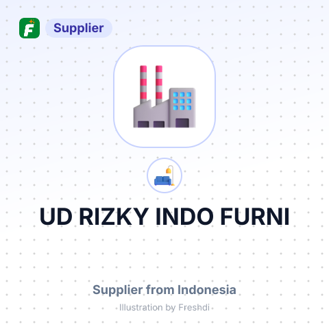 UD RIZKY INDO FURNI – summary card, no photo uploaded yet