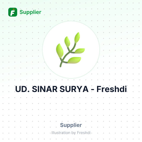 UD. SINAR SURYA – summary card, no photo uploaded yet