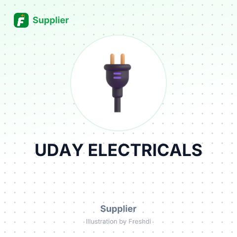 UDAY ELECTRICALS – summary card, no photo uploaded yet