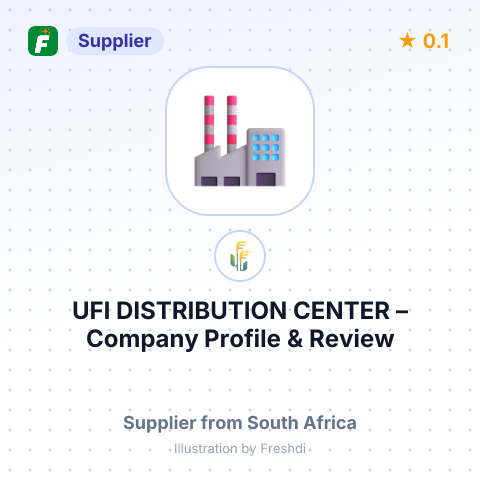 UFI DISTRIBUTION CENTER – summary card, no photo uploaded yet