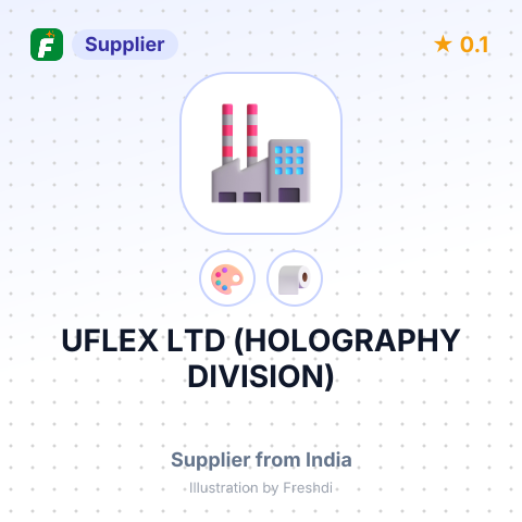 UFLEX LTD (HOLOGRAPHY DIVISION) – summary card, no photo uploaded yet