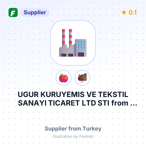UGUR KURUYEMIS VE TEKSTIL SANAYI TICARET LTD STI – summary card, no photo uploaded yet