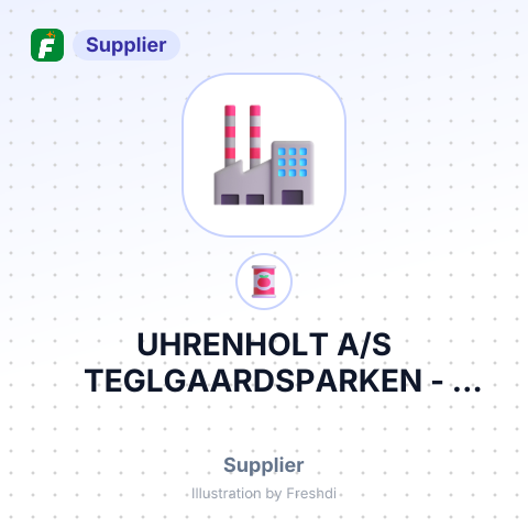 UHRENHOLT A/S TEGLGAARDSPARKEN – summary card, no photo uploaded yet