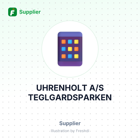 UHRENHOLT A/S TEGLGARDSPARKEN – summary card, no photo uploaded yet