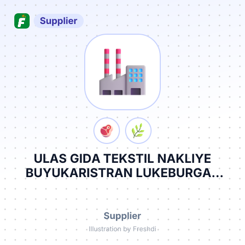 ULAS GIDA TEKSTIL NAKLIYE BUYUKARISTRAN LUKEBURGAZ KIRKALARELI TURKIYE – summary card, no photo uploaded yet