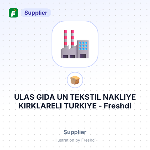 ULAS GIDA UN TEKSTIL NAKLIYE KIRKLARELI TURKIYE – summary card, no photo uploaded yet