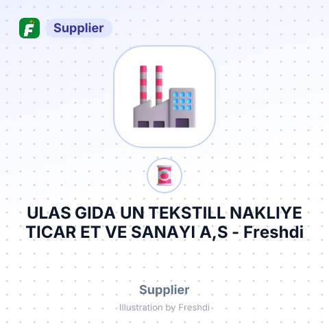 ULAS GIDA UN TEKSTILL NAKLIYE TICAR ET VE SANAYI A,S – summary card, no photo uploaded yet