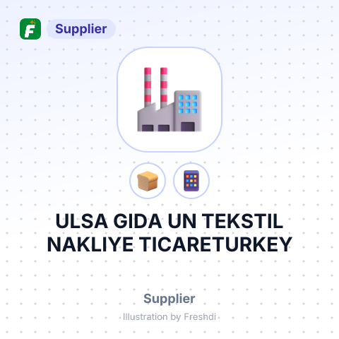 ULSA GIDA UN TEKSTIL NAKLIYE TICARETURKEY – summary card, no photo uploaded yet