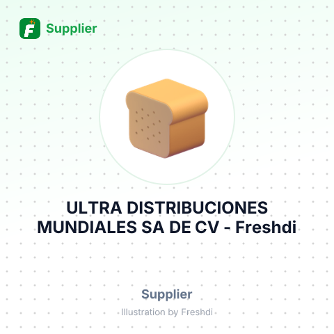 ULTRA DISTRIBUCIONES MUNDIALES SA DE CV – summary card, no photo uploaded yet