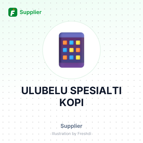 ULUBELU SPESIALTI KOPI – summary card, no photo uploaded yet