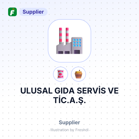ULUSAL GIDA SERVİS VE TİC.A.Ş. – summary card, no photo uploaded yet