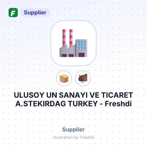 ULUSOY UN SANAYI VE TICARET A.STEKIRDAG TURKEY – summary card, no photo uploaded yet
