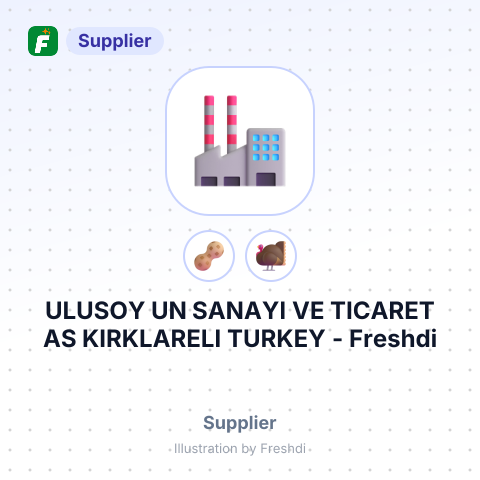 ULUSOY UN SANAYI VE TICARET AS KIRKLARELI TURKEY – summary card, no photo uploaded yet