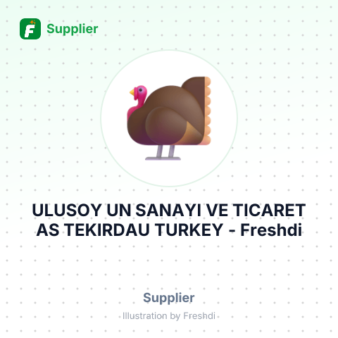ULUSOY UN SANAYI VE TICARET AS TEKIRDAU TURKEY – summary card, no photo uploaded yet