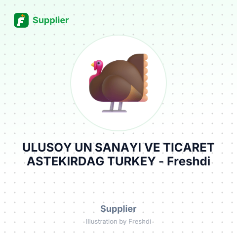 ULUSOY UN SANAYI VE TICARET ASTEKIRDAG TURKEY – summary card, no photo uploaded yet