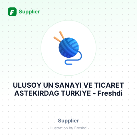 ULUSOY UN SANAYI VE TICARET ASTEKIRDAG TURKIYE – summary card, no photo uploaded yet
