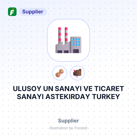 ULUSOY UN SANAYI VE TICARET SANAYI ASTEKIRDAY TURKEY – summary card, no photo uploaded yet