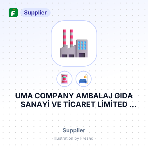 UMA COMPANY AMBALAJ GIDA SANAYİ VE TİCARET LİMİTED ŞİRKETİ – summary card, no photo uploaded yet