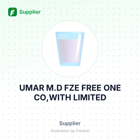 UMAR M.D FZE FREE ONE CO,WITH LIMITED – summary card, no photo uploaded yet