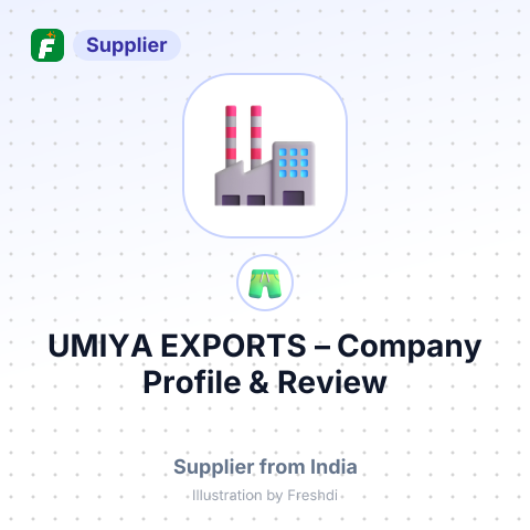 UMIYA EXPORTS – summary card, no photo uploaded yet