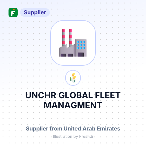 UNCHR GLOBAL FLEET MANAGMENT – summary card, no photo uploaded yet