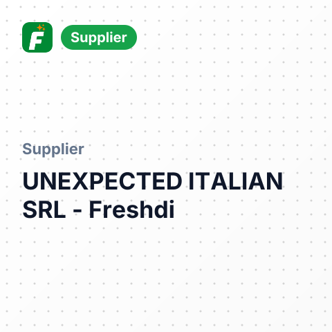 UNEXPECTED ITALIAN SRL – summary card, no photo uploaded yet