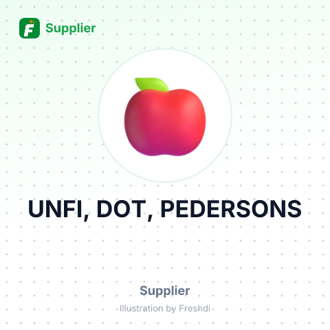 UNFI, DOT, PEDERSONS – summary card, no photo uploaded yet