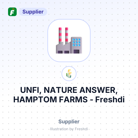 UNFI, NATURE ANSWER, HAMPTOM FARMS – summary card, no photo uploaded yet