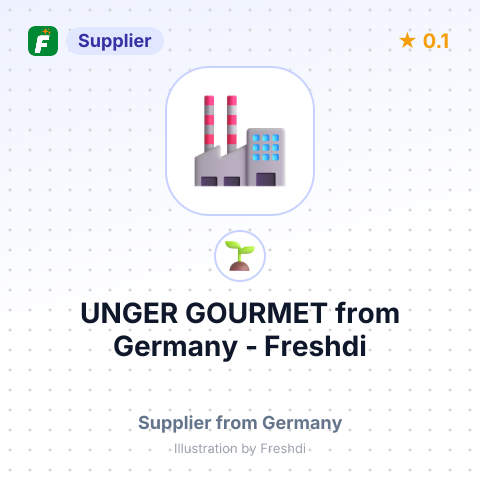 UNGER GOURMET – summary card, no photo uploaded yet