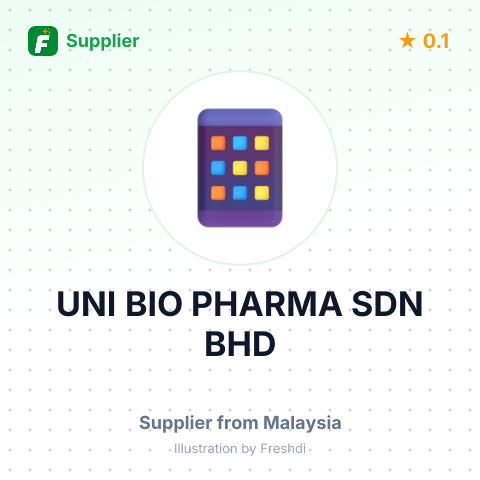 UNI BIO PHARMA SDN BHD – summary card, no photo uploaded yet