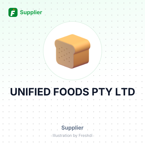 UNIFIED FOODS PTY LTD – summary card, no photo uploaded yet