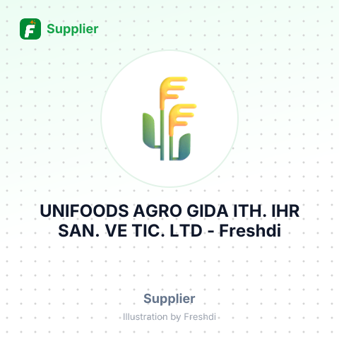 UNIFOODS AGRO GIDA ITH. IHR SAN. VE TIC. LTD – summary card, no photo uploaded yet