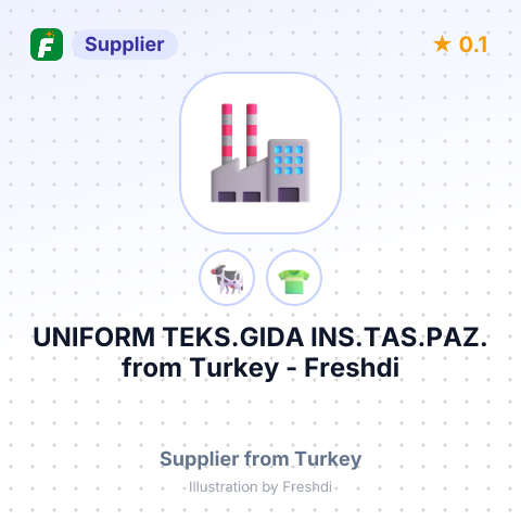 UNIFORM TEKS.GIDA INS.TAS.PAZ. – summary card, no photo uploaded yet
