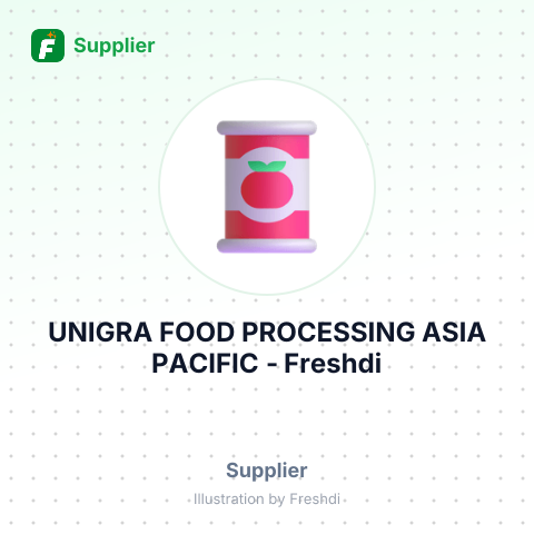 UNIGRA FOOD PROCESSING ASIA PACIFIC – summary card, no photo uploaded yet