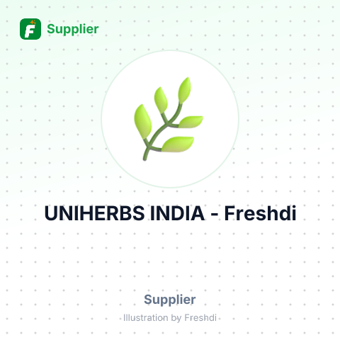 UNIHERBS INDIA – summary card, no photo uploaded yet