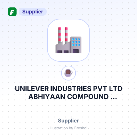 UNILEVER INDUSTRIES PVT LTD ABHIYAAN COMPOUND B.D.SAWANT MARG CHAKALA, ANDHERI EAST INDIA – summary card, no photo uploaded yet