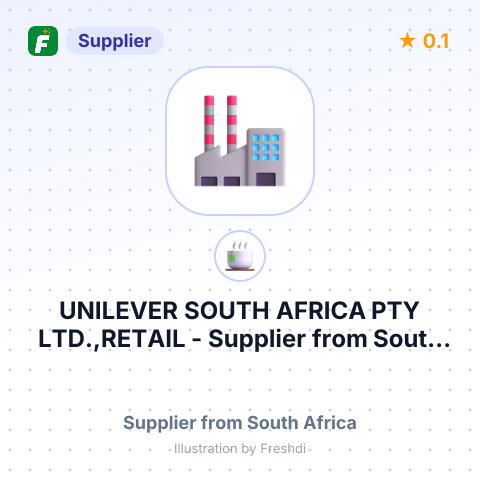 UNILEVER SOUTH AFRICA PTY LTD.,RETAIL – summary card, no photo uploaded yet