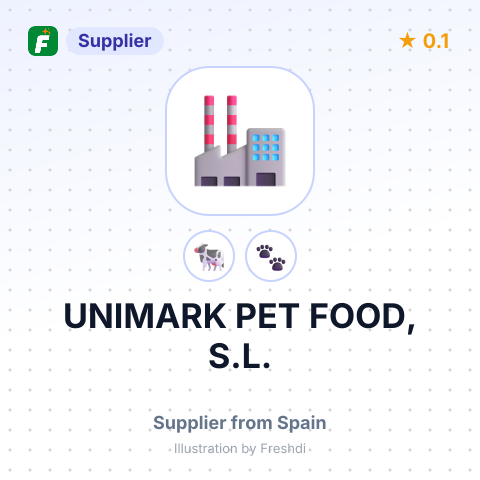 UNIMARK PET FOOD, S.L. – summary card, no photo uploaded yet